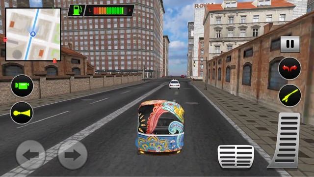 Tuk Tuk Rickshaw - Realistic Taxi Game #10 - Android Gameplay смотреть онлайн