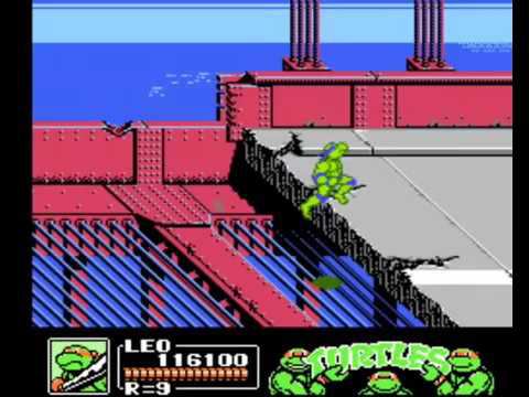 Teenage Mutant Ninja Turtles 3 The Manhattan Project Dendy (Прохождение) смотреть онлайн