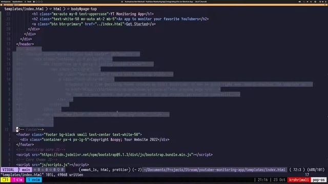 YouTuber Monitoring App | Integrating UI in our Electron App смотреть онлайн