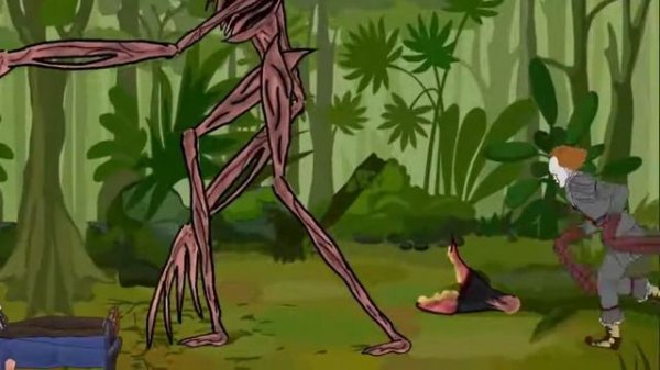 мультик сероноголовый против монстров