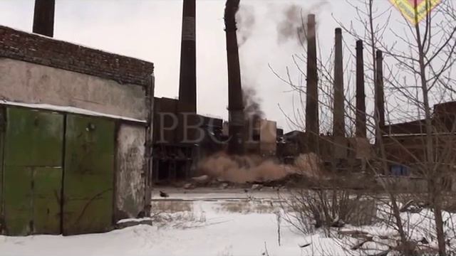 РВС Ч. 158 Труба дымовая №5 90м Мартеновский цех №1 НТМК Н. Тагил 2011.11.19 смотреть онлайн