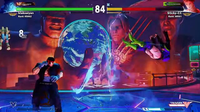 SFV S2 Ryu Vs Cammy - Blaksaiyan Kicked Sticky-cc Ass And Made Him Quit