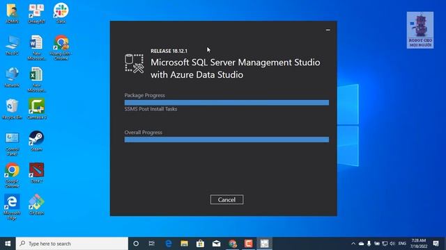 How to install Microsoft SQL Management Studio - Robot cho mọi người смотреть онлайн