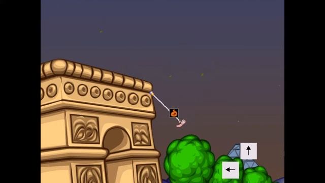 Basic Ninja Rope Tutorial in Worms Armageddon смотреть онлайн