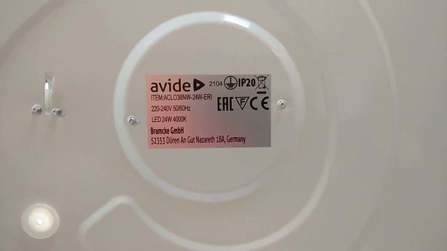 Avide ERIS LED mennyezeti lámpa 24W, 2100 lumen bemutatása смотреть онлайн