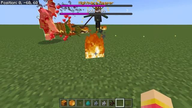 The Pumpkin Golem Vs Minecraft Mobs