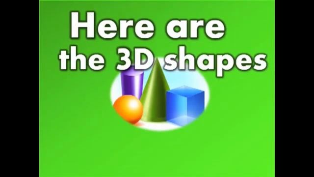 3D Shapes I Know (solid shapes song- including sphere, cylinder, cube, cone, and pyramid) смотреть онлайн