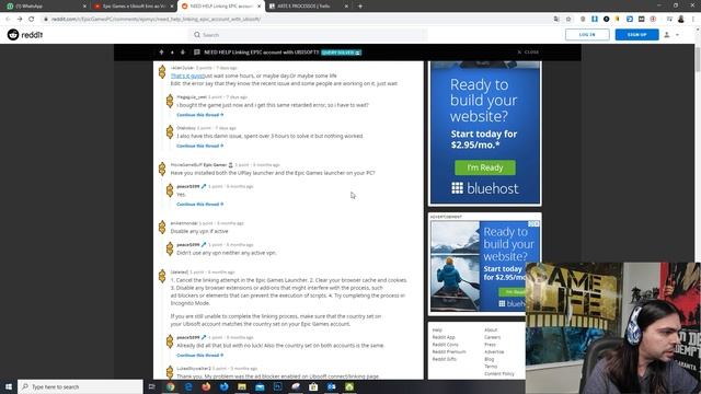 Epic Games And Ubisoft Error Linking As Accounts Cannot Login External With Epic (ENGLISH)