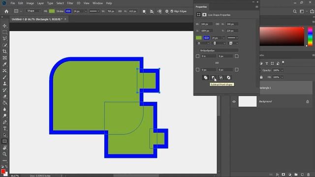 Photoshop Vactor Shape | Class#15 смотреть онлайн