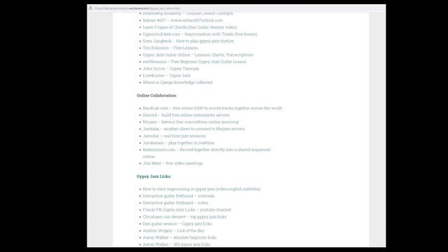 Resources for Django Jazz Calgary - https://djangojazzcalgary.wordpress.com/gypsy_jazz_resources/ смотреть онлайн