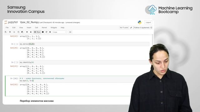 Machine Learning: Numpy урок 3. Создание массивов. смотреть онлайн