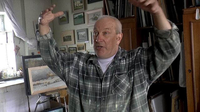 В мастерской художника Владимира Палкина #Владимир_Палкин #Живопись #Мастерская_художника смотреть онлайн