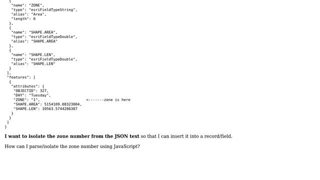 GIS: Get field value: JSON response from feature service смотреть онлайн