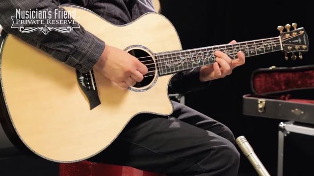 Taylor Presentation Series 2015 PS14ce Grand Auditorium Macassar Ebony Acoustic-Electric Guitar смотреть онлайн