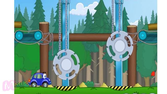 Меняем цвет машинке Вилли в видео для детей про игру Wheely смотреть онлайн
