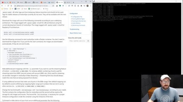 Install motionEye on Linux Ubuntu Using Docker