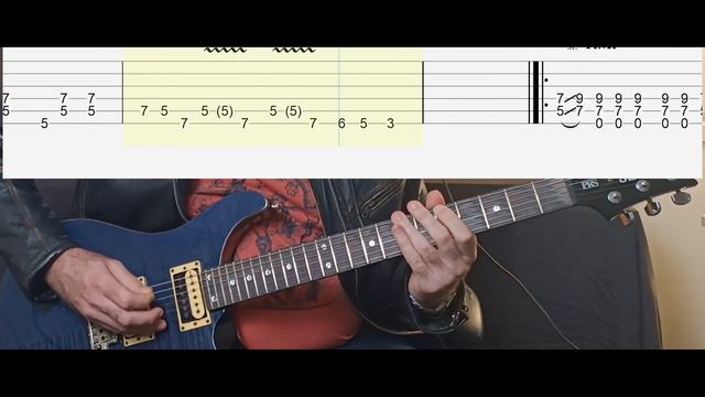Beginner Rock Guitar Tutorials - 'Wrathchild' - Iron Maiden (Tabs Included) смотреть онлайн