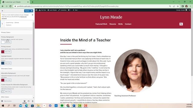 Changing the banner and accent colors in Wordpress смотреть онлайн