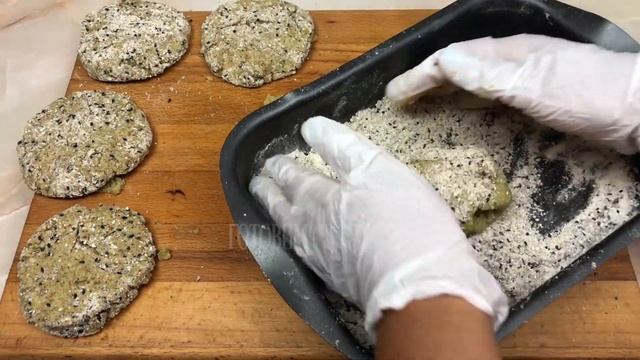 ПОСТНЫЕ КОТЛЕТЫ для БУРГЕРОВ из нута БУРГЕР БЕЗ МЯСА СУПЕР рецепт смотреть онлайн