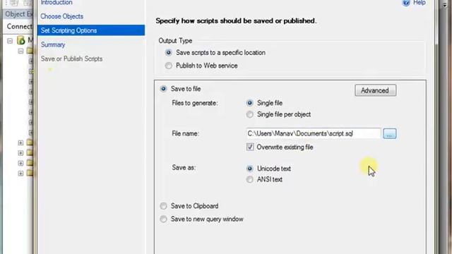 SQL Server : Create Database Script смотреть онлайн