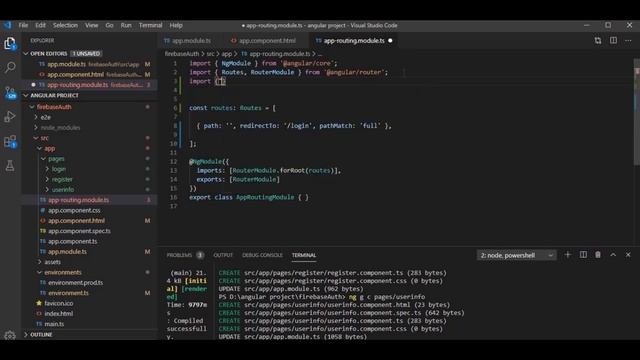 Firebase authentication with angular 9 Part 1 | Firebase angular tutorial смотреть онлайн