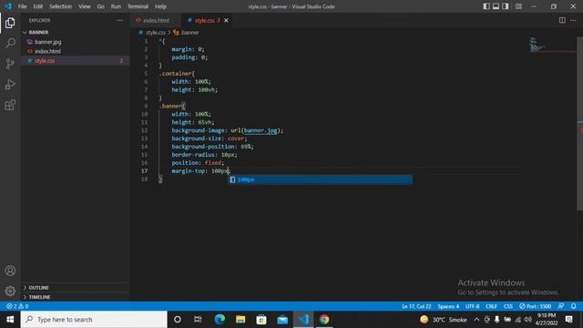 How To Create Responsive Banner Using HTML & CSS смотреть онлайн