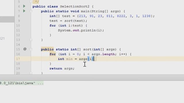 Selection Sort Algorithm Tutorial | Beginner Java смотреть онлайн
