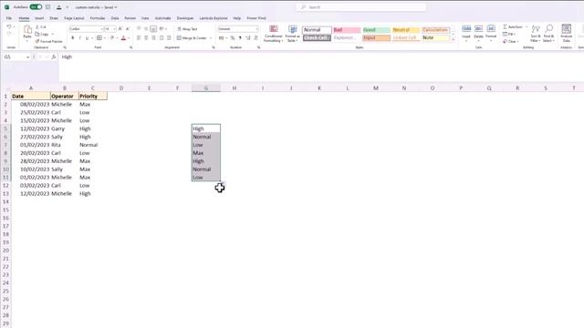 Custom Sort in Excel - Text and Dates смотреть онлайн