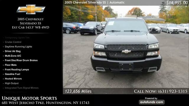 Used 2005 Chevrolet Silverado SS | Unique Motor Sports, Huntington, NY - SOLD смотреть онлайн