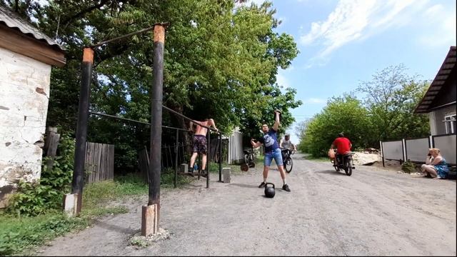 Тренировка на турниках #2 тело к лету!! смотреть онлайн