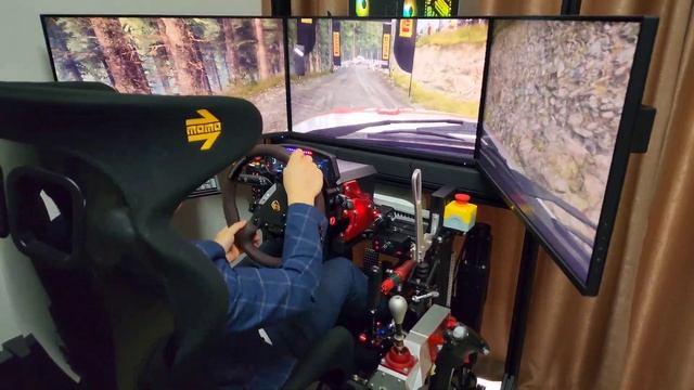 [DIRT RALLY 2.0]|Fferm Wynt,Powys Wales 5.70KM|Fanatec|Pro-Sim|Simagic|Asus PG329Q Triple screen смотреть онлайн