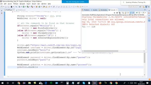 how to handle webelements in selenium | identifying elements in selenium - Selenium Training Day 4 смотреть онлайн