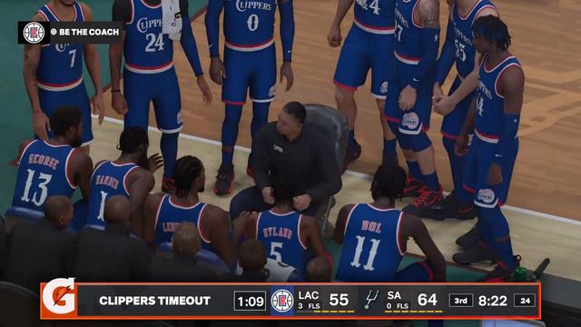NBA 2K24 season play CLIPPERS 3K Gaming roster 3K Gaming sliders смотреть онлайн
