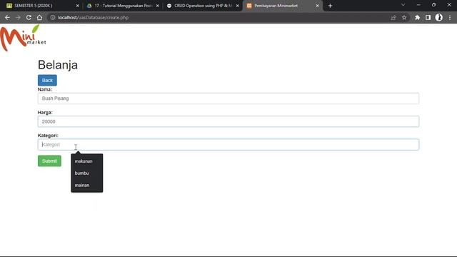 UAS Database PHP & MongoDB смотреть онлайн