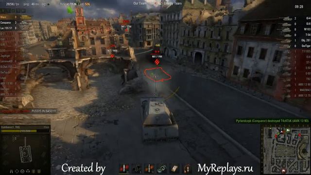 WOT: Himmelsdorf - Maus - 6 frags - Patrol Duty, Invader, Sniper, Defender смотреть онлайн