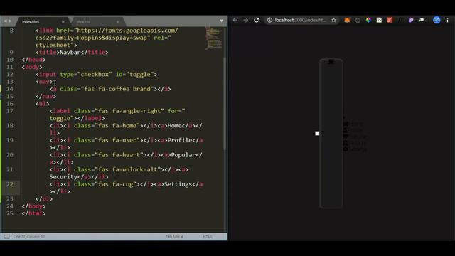 Pure CSS Vertical Menu With Hover Effect using | HTML | CSS | Web design смотреть онлайн