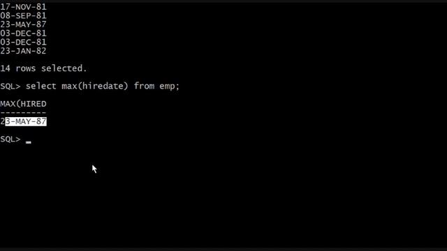 23: Oracle SQL - GROUP FUNCTIONS смотреть онлайн