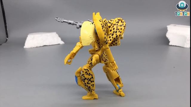 Transformer Beast Wars Stopmotion - Cheetor Maximize VS Kingdom Blackarachnia & Waspinator