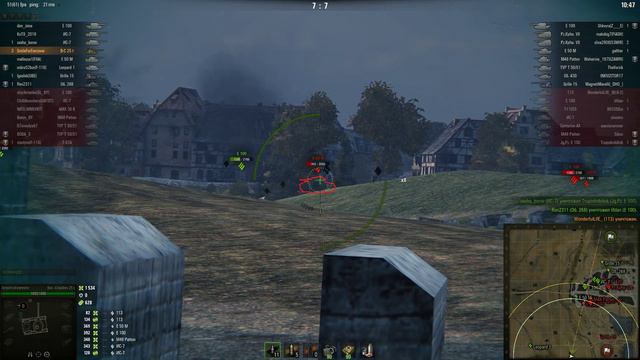 Bat.-Châtillon 25 t, Л. Зигфрида, Стандартный бой смотреть онлайн