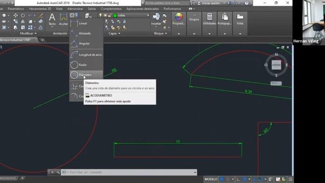 Diseño Técnico Industrial/Autocad 2D/Curso grátis/Clase 9 смотреть онлайн