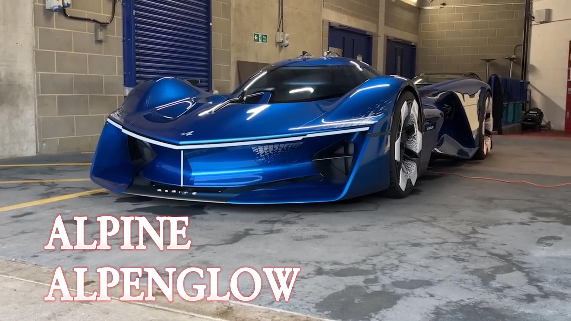 «Alpine Alpenglow» - концепт-кар с фарами из космической пыли смотреть онлайн