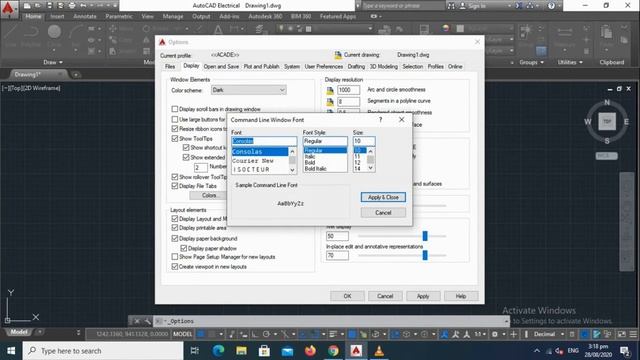 HOW TO CHANGE THE FONT IN THE COMMAND LINE IN AUTOCAD? смотреть онлайн