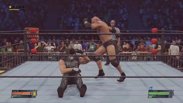WWE 2K22 Sting ? Goldberg WCW World Heavyweight Championship Match! смотреть онлайн