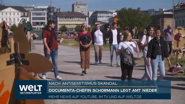 Nach Antisemitismus-Skandal: Documenta-Chefin Schormann legt Amt nieder смотреть онлайн