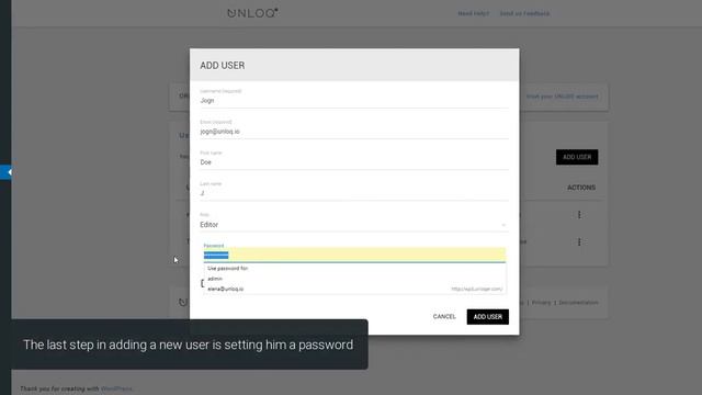 UNLOQ 2FA WordPress Plugin. 4. User Registration & Management смотреть онлайн
