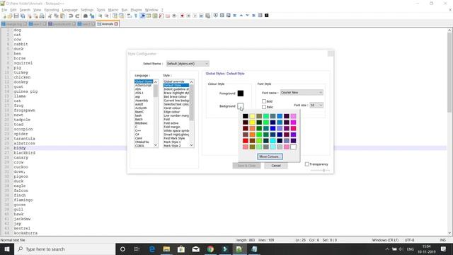 How To Change Font Size Background color and font Style In Notepad++ ? || Notepad++ tips and tricks смотреть онлайн