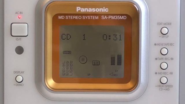 PANASONIC SA-PM35MD MD STEREO SYSTEM смотреть онлайн