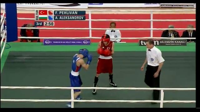 Light Fly (49kg) Final - Pehlivan (TUR) vs Aleksandrov (BUL) -2012 European Olympic Qualifying Even смотреть онлайн