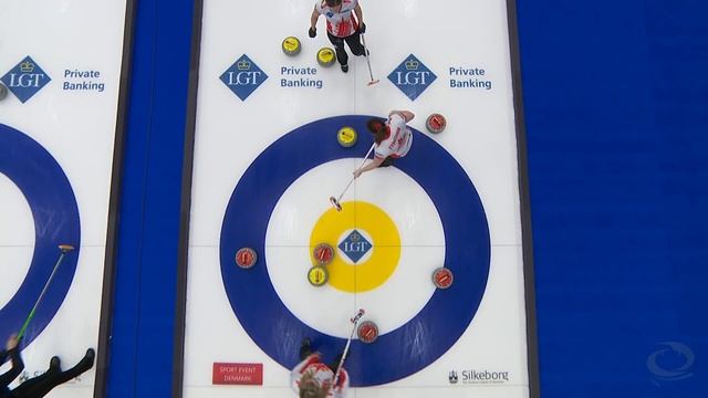 Switzerland v Canada - round robin - LGT World Women's Curling Championships 2019 смотреть онлайн