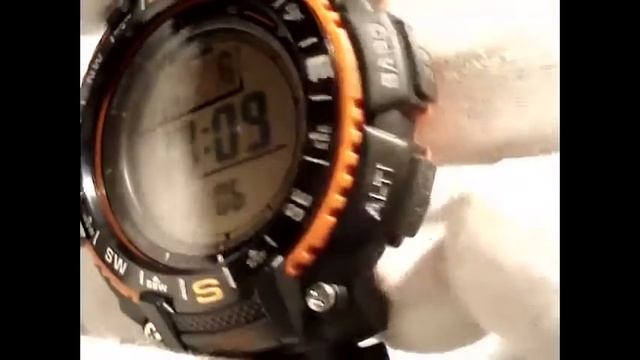 Обзор и настройка часов Casio SGW-1000B-4AER смотреть онлайн